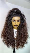 Load image into Gallery viewer, HD Lace Frontal Human Hair Color Curly Wig