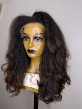 Load image into Gallery viewer, Very Natural Raw Human Hair Kinky with 4c Baby Hairs HD Lace 7x5 Closure layers