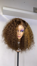 Load image into Gallery viewer, Closure Wig Human Hair Wig color wig ( glueless wig)