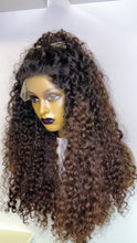 Load image into Gallery viewer, HD Lace Frontal Human Hair Color Curly Wig