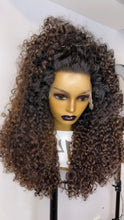 Load image into Gallery viewer, HD Lace Frontal Human Hair Color Curly Wig (Single Raw Donor)