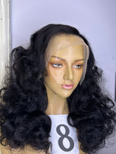 Load image into Gallery viewer, Frontal Human Hair Wig wave curls