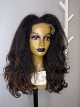 Load image into Gallery viewer, Very Natural Raw Human Hair Kinky with 4c Baby Hairs HD Lace 7x5 Closure layers