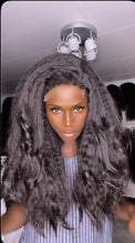Load image into Gallery viewer, Pre-order Very Natural Raw Human Hair Kinky with 4c Baby Hairs HD Lace 5x5 Closure layers
