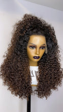 Load image into Gallery viewer, HD Lace Frontal Human Hair Color Curly Wig (Single Raw Donor)