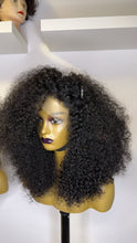 Load image into Gallery viewer, Lace Frontal Human Hair Color Curly Wig