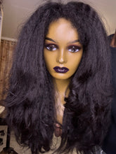 Load image into Gallery viewer, Very Natural Raw Human Hair Kinky with 4c Baby Hairs HD Lace 5x5 Closure layers