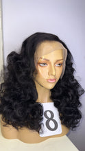 Load image into Gallery viewer, Frontal Human Hair Wig wave curls