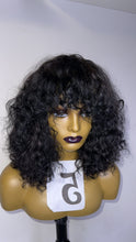 Load image into Gallery viewer, Bang Human Hair Wig Natural Black