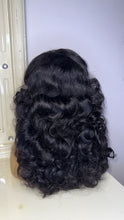 Load image into Gallery viewer, Frontal Human Hair Wig wave curls
