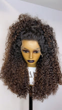 Load image into Gallery viewer, HD Lace Frontal Human Hair Color Curly Wig (Single Raw Donor)