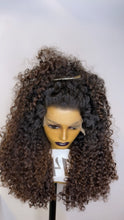 Load image into Gallery viewer, HD Lace Frontal Human Hair Color Curly Wig (Single Raw Donor)