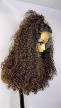 Load image into Gallery viewer, HD Lace Frontal Human Hair Color Curly Wig (Single Raw Donor)