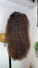 Load image into Gallery viewer, HD Lace Frontal Human Hair Color Curly Wig