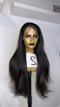 Load image into Gallery viewer, HD Lace Frontal Human Hair Wig pure raw straight