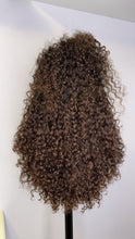 Load image into Gallery viewer, HD Lace Frontal Human Hair Color Curly Wig (Single Raw Donor)