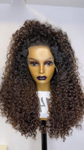 Load image into Gallery viewer, HD Lace Frontal Human Hair Color Curly Wig (Single Raw Donor)