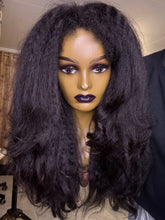 Load image into Gallery viewer, Very Natural Raw Human Hair Kinky with 4c Baby Hairs HD Lace 5x5 Closure layers