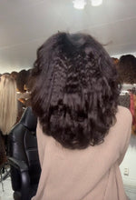 Load image into Gallery viewer, 5x5 Lace Very Natural pure Raw blowout Human Hair Kinky with 4c Baby Hairs HD Lace Pre-order only