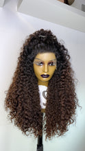 Load image into Gallery viewer, HD Lace Frontal Human Hair Color Curly Wig