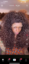 Load image into Gallery viewer, HD Lace Frontal Human Hair Color Curly Wig (Single Raw Donor)