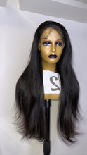 Load image into Gallery viewer, HD Lace Frontal Human Hair Wig pure raw straight