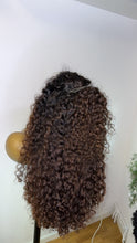 Load image into Gallery viewer, HD Lace Frontal Human Hair Color Curly Wig