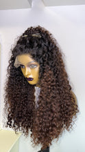 Load image into Gallery viewer, HD Lace Frontal Human Hair Color Curly Wig