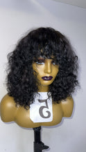 Load image into Gallery viewer, Bang Human Hair Wig Natural Black