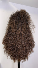 Load image into Gallery viewer, HD Lace Frontal Human Hair Color Curly Wig (Single Raw Donor)