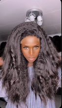 Load image into Gallery viewer, Pre-order Very Natural Raw Human Hair Kinky with 4c Baby Hairs HD Lace 5x5 Closure layers