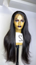 Load image into Gallery viewer, HD Lace Frontal Human Hair Wig pure raw straight