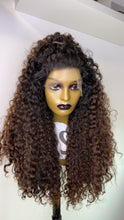 Load image into Gallery viewer, HD Lace Frontal Human Hair Color Curly Wig