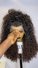 Load image into Gallery viewer, HD Lace Frontal Human Hair Color Curly Wig (Single Raw Donor)