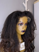 Load image into Gallery viewer, Very Natural Raw Human Hair Kinky with 4c Baby Hairs HD Lace 7x5 Closure layers