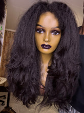 Load image into Gallery viewer, Very Natural Raw Human Hair Kinky with 4c Baby Hairs HD Lace 5x5 Closure layers