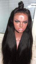 Load image into Gallery viewer, Goldeen Straight Handmade Human Hair Wig (Frontal)