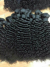 Load image into Gallery viewer, Deep Curls hair bundles 3 - With a closure or frontal
