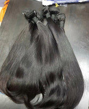 Load image into Gallery viewer, Straight Human hair bundles 3- With a closure or frontal