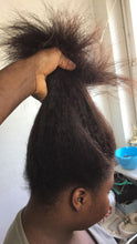 Load image into Gallery viewer, Kinky straight Human hair bundles 3- With a closure or frontal