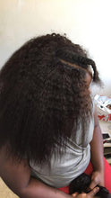 Load image into Gallery viewer, Kinky straight Human hair bundles 3- With a closure or frontal