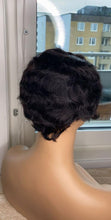 Load image into Gallery viewer, T-Part Finger Waves Human Hair , Everyday Wig Ready To Ship