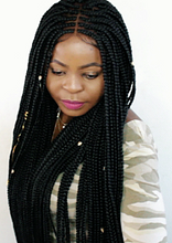 Load image into Gallery viewer, Long Box Braids Wig (Handmade)