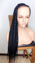 Load image into Gallery viewer, Glue-less Box Braids wig (handmade wig )