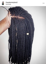 Load image into Gallery viewer, Simple Bob Braids Wig (Handmade Wig)