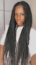 Load image into Gallery viewer, Box braids wig (handmade)