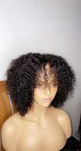 Load image into Gallery viewer, Baby Curls Closure Human Hair Wig ( handmade wig)