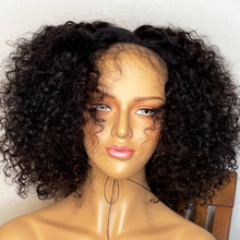 Load image into Gallery viewer, Freedom Styles Special Unique Lace Closure Curly Human Hair Handmade Wig