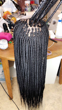 Load image into Gallery viewer, Medium Size Box Braids Wig ((Handmade))