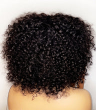 Load image into Gallery viewer, Freedom Styles Special Unique Lace Closure Curly Human Hair Handmade Wig